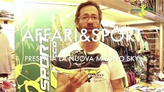 Michele Cecotti di Affari&Sport Villasanta presenta la nuova Mizuno SKY