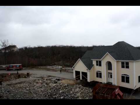 House # 4 Moving Day! 3/24/2011 - 3400sf House Moves Saugus MA