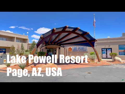 📹 4K HDR 60FPS | 🚶 Full Tour: Lake Powell Resort | ⛰️ Page, AZ | 🇺🇸 United States