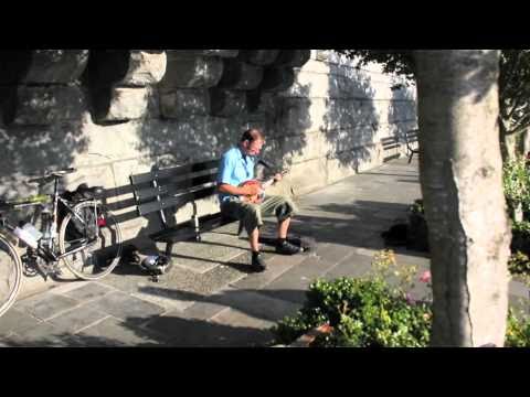 MILES HOWE (a.k.a. Happy Feet) jammin' on the Warf in Victoria B.C.