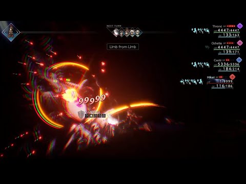 Hikari Nuking Secret Boss for 800K Damage in 1 Turn | Octopath Traveler 2