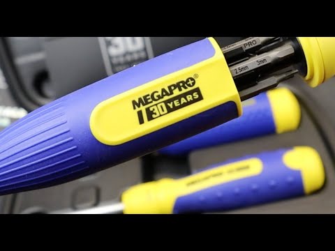 Happy Anniversary MEGAPRO ! 30-years of Pro Class Bit Driving. Three essential commemorative drivers