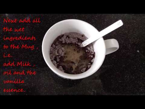 2 Minute Cup Cake In A Microwave