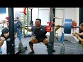HEAVIEST SQUAT OF MY LIFE 952 LBS/432 KG WITH CHAINS! ALMOST GOT CRUSHED ON THE SECOND REP!