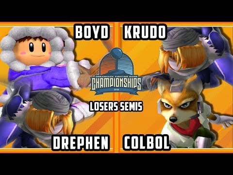 DHATL18 SSBM - SS | Colbol & Krudo Vs. Boyd & Drephen - Smash Melee Doubles Losers Semis