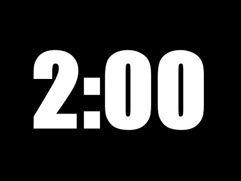 2 MINUTE TIMER | LOUD ALARM ⏰