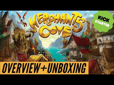 Merchants Cove + Erweiterungen - Overview + Unboxing - Kickstarter