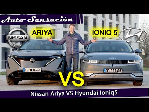 Compartiva Hyundai Ioniq5 2023 vs Nissan Ariya 2023.