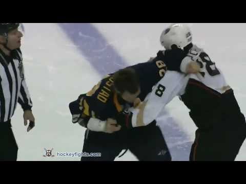 Kyle Chipchura vs Paul Gaustad Dec 21, 2010
