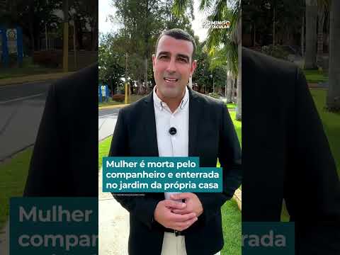 Mulher é morta pelo companheiro e enterrada no jardim da própria casa | #DomingoEspetacular #shorts