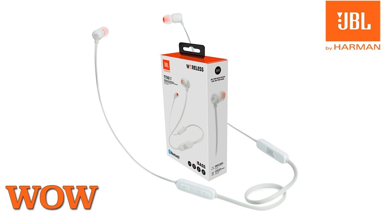 Наушники JBL T110BT, синий