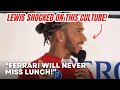 Lewis Hamilton SHOCKED On Italian Food Culture Within Ferrari Crew