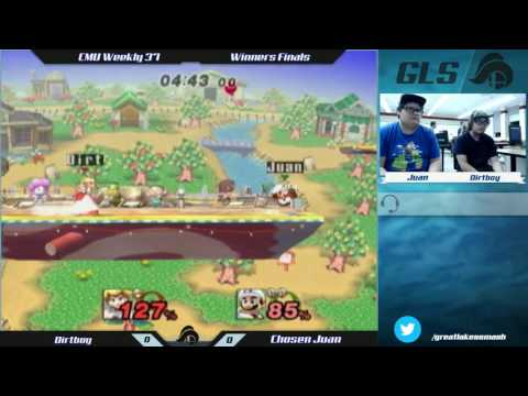 CMU Weekly 37 Winners Finals - Dirtboy (Peach) vs. Chosen Juan (Zelda/Mario)