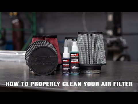 Cleaning your HPS Performance Air Filter with the HPS Performance Air Filter Cleaning Kit