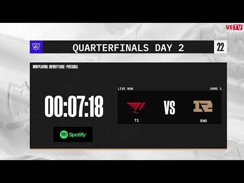 [22.10.2022] T1 vs RNG (BO5) | Tứ Kết 2 | CKTG 2022