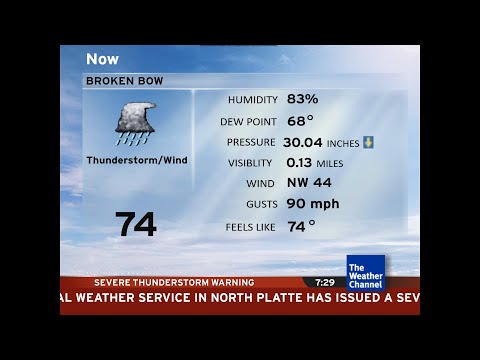 Intellistar 1 SD | PDS Severe T'Storm Warning | Broken Bow, NE  (7/16/22)