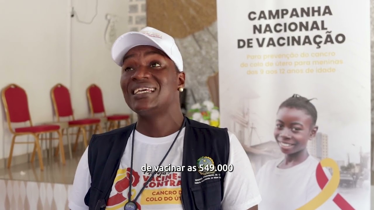 Vacinação Contra o Cancro do Colo do Útero em Angola