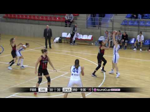 Hoptrans-Sirenos (LTU) v Sparta&k M.R. Vidnoje (RUS) - EuroCup Women 2016/17 highlight
