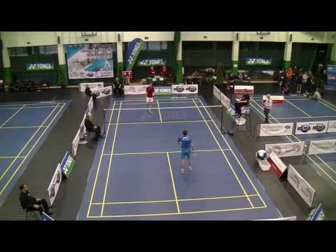IMP 2013 Mistrzostwa Polski Badminton Finał SM Przemysław Wacha vs Michał Rogalski 2 set HD