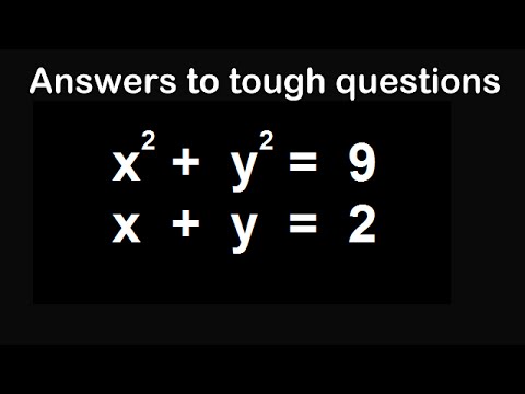 How to solve simultaneous equations by substitution Video