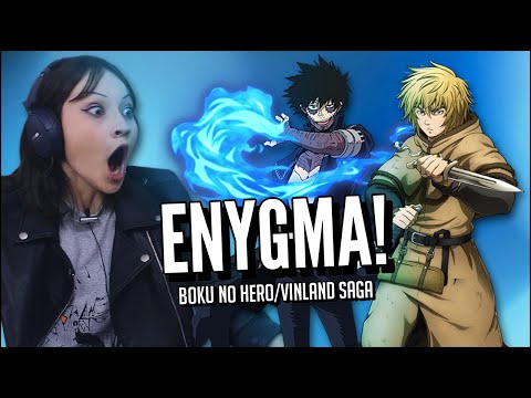 RAP DA LIGA DOS VILÕES (BOKU NO HERO) E RAP DO THORFINN (VINLAND SAGA) - ENYGMA (JOVENS REAGEM)