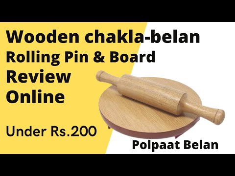 Wooden pin for baking , wooden belan for chapati / roti / pa...