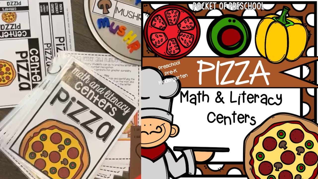 Pizza Math & Literacy Centers Unit Preview