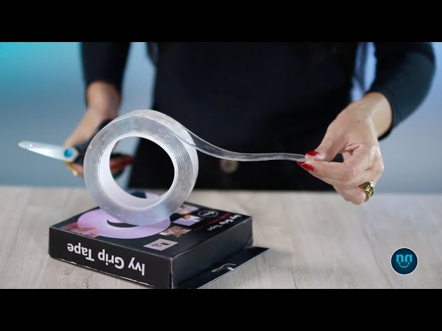 Vídeo relacionado con Cinta doble cara Extrafuerte 19 mm x 11 m | Pegamento doble cara, cinta doble cara tiras led exterior impermeable y adhesivo cuadros pared. Fijación en madera, plástico y metal, Sin dañar superficies.