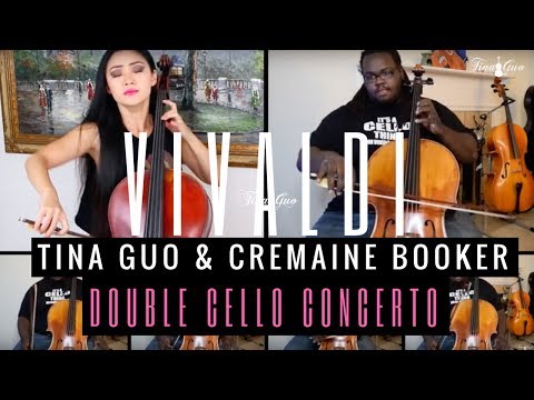 Tina Guo & Cremaine Booker - Vivaldi Double Cello Concerto Mvt 1 (2016)