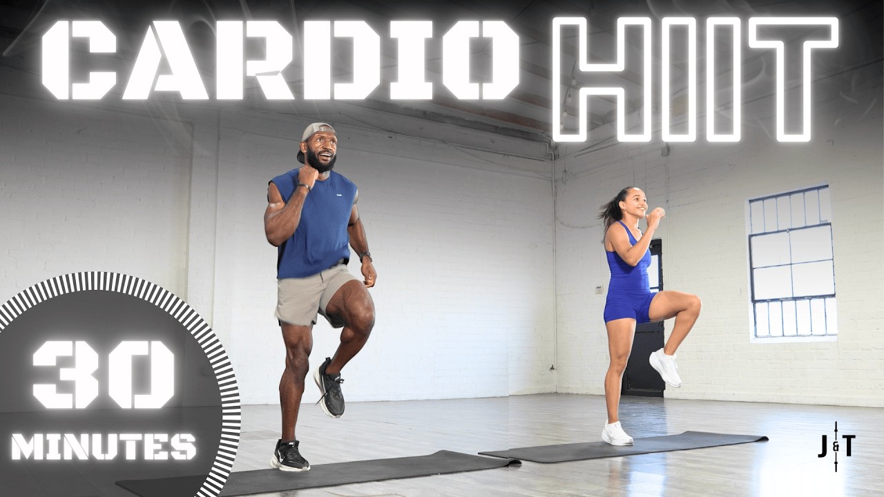 30 minute Full Body Cardio HIIT Workout [With Modifications]