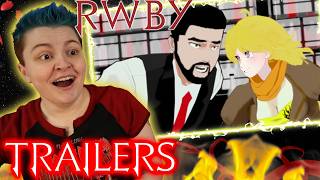 HERE WE GO!!!!~RWBY Color Trailers (Red, White, Black, and Yellow) REACTION!!!!