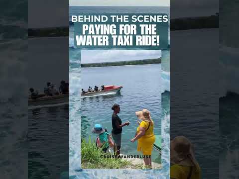 Thumbnail for BEHIND THE SCENES : PAYING FOR THE WATER TAXI RIDE : DENARAU TO THE CRUISESHIP #cruiseexperiences