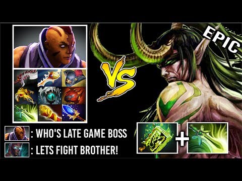BATTLE OF THE BROTHERS! Crazy Book of Dead Terrorblade vs Pro AM Pirate Hat Epic Game 7.24 Dota 2