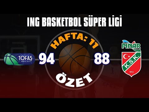 Tofaş-Pınar Karşıyaka karşılaşması özeti