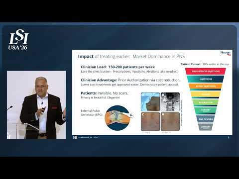 Manfred Franke, Neuronoff, Inc. - Needle-based neuromodulation for chronic pain relief | LSI USA '26