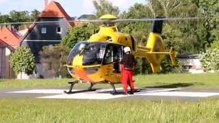 preview picture of video 'Start-up und take-off des Rettungshuschrauber`s Christoph 61'