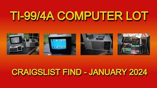 Texas Instruments TI-99/4A computer lot