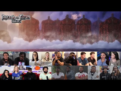 The Rumbling Arriving At Marley | Attack on Titan S4 Ep 28 | Reaction Compilation