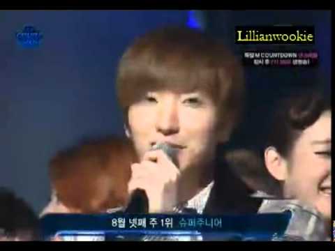 110825 MNET MCountdown Winner--- Super Junior