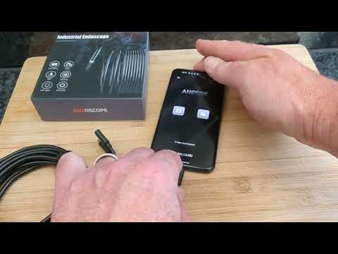 How to connect the W300 endoscope to my phone?