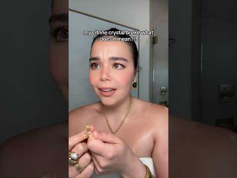 what it means when your citrine stone breaks… ring🔗💛