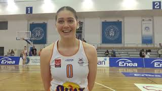 Koszykarki QUAY MUKS Poznań o krok od strefy medalowej MP U-17! Iga Zielińska mówi o meczu ze Ślęzą