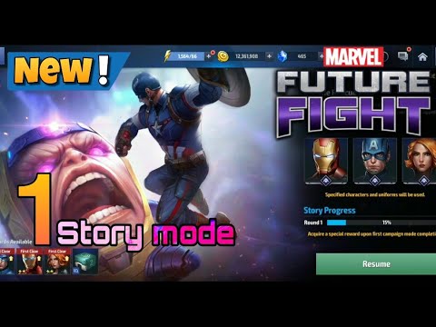 MARVEL Future fight story mode gameplay walkthrough part 1 ( ios,android ) Marvel future fight game