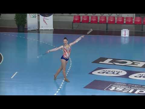 EC Twirling 2022 Finals 2 Baton Lily.