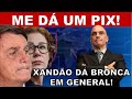 MORAES BRIGA COM GENERAL O SR NÃO VAI MENTIR AQUI BOLSONARO E ZAMBELLI PEDEM PIX