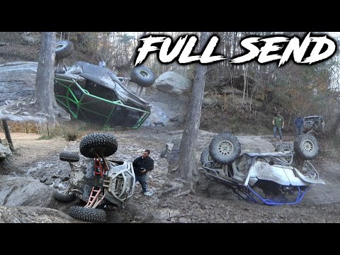All The Rollovers | RZR, X3, YXZ vs Waterfall at Black Mountain | UTV/SXS Fails