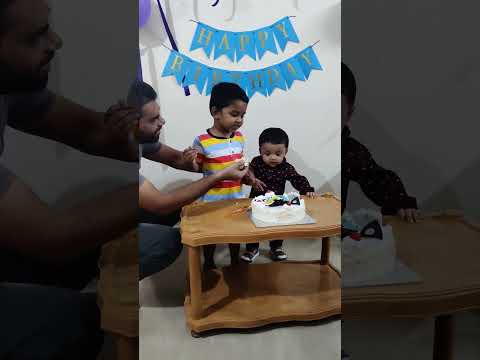 Happy 1st Birthday Jobin 🎂🎂🎉🎉🎁🎈 #happybirthday #jobin #birthdayboy #brothers #cuteboy #boyattitude