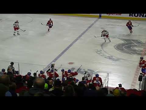 Kevin Roy of the Laval Rocket scores vs. the Hartford Wolf Pack 3/18/22