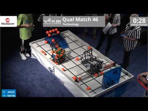 VEX Worlds 2016 - VEXIQ Elementary School - Technology - Qual 46 (4422A 10519A) 48