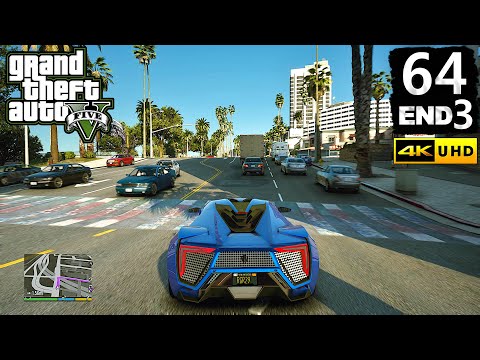 Grand Theft Auto 5 Gameplay Walkthrough Part 64 END 3 - GTA 5 PC 4K 60FPS No Commentary